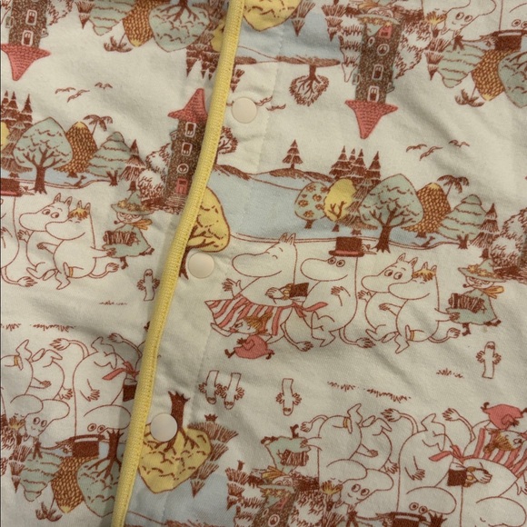 🌙 Super Rare Uniqlo x Moomin Baby Snap Suit • 3–6 Months (60cm) - Picture 3 of 5